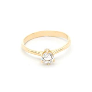 BB Goldinvestic Zlatý zásnubní prsten se zirkony 1,80g N5802-585/1000