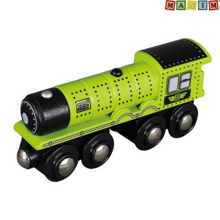 Maxim 50486 Parní lokomotiva zelená (Maxim dřevěné vláčky)