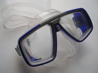 AQUALUNG maska Look modrá (silikon průsvitný)