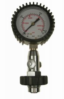 Zkušební vysokotlaký tlakoměr DIN 230 bar (manometr pro suché prostředí)