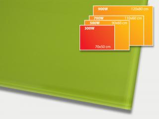 ECOSUN 300 GR Yellow-Green, sálavý skleněný panel 300 W