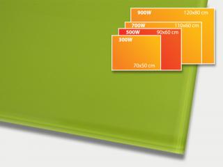 ECOSUN 500 GR Yellow-Green, sálavý skleněný panel 500 W