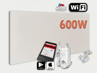 Infrapanel s WiFi termostatem 600W