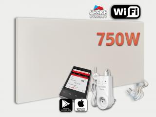 Infrapanel s WiFi termostatem 750W