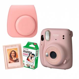 Fujifilm Instax Mini 11 Blush Pink small bundle (new)