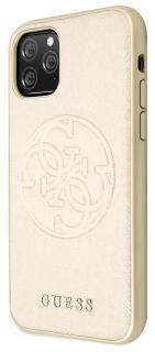 Guess Saffiano Hard Case iPhone 11 Pro Max, Gold (new)
