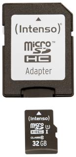 Intenso 32GB micro SDHC Premium UHS-I + adaptér (new)