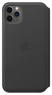 iPhone 11 Pro Max Leather Folio - Black (new)