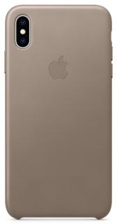 iPhone XS Max Leather Case - Taupe (new)