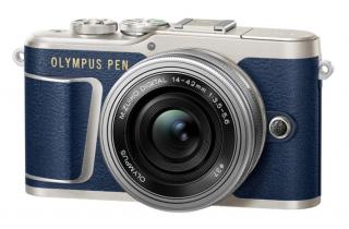 Olympus E-PL9 1442 Pancake Zoom Kit blue/silver (new)