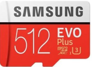 Samsung micro SDXC 512 GB EVO Plus + SD adaptér (new)