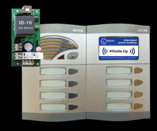 Čipový přístupový systém RAABKEY V.1.2 ALCAD (RFID pro zvonkové tablo)