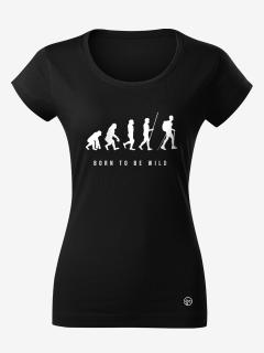 Dámské tričko EVOLUCE Velikost: XL, Barva: Černá