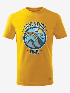 Dětské tričko ADVENTURE TIME Velikost: 110 cm / 4 roky, Barva: Žlutá