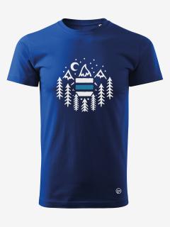 Pánské tričko HORSKÁ ZNAČKA Velikost: XXL, Barva: Modrá