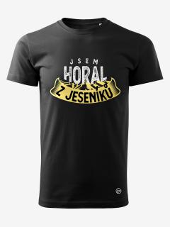 Pánské tričko JSEM HORAL Z JESENÍKŮ Velikost: XL, Barva: Černá