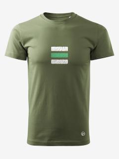 Pánské tričko TURISTICKÁ ZNAČKA Velikost: XXXL, Barva: Khaki