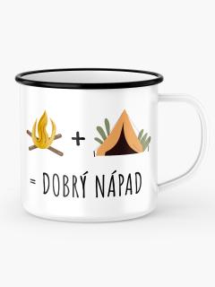 Plecháček s černým lemem DOBRÝ NÁPAD - 330 ml