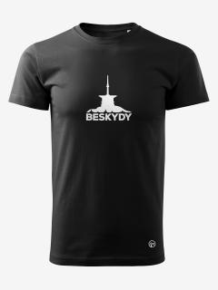 Tričko BESKYDY pánské Velikost: XL, Barva: Černá