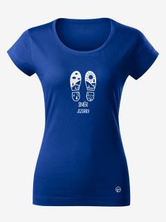 Tričko SMĚR JIZERKY dámské Velikost: L, Barva: Modrá