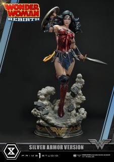 DC Comics - soška - Wonder Woman Rebirth Silver Armor Version