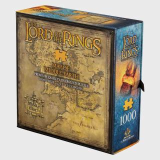 Lord of the Rings - puzzle - Map of Middle-earth - 1000 dílků