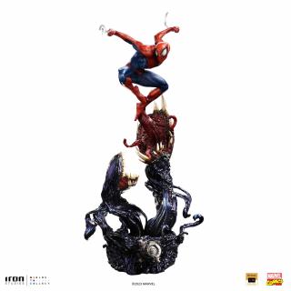 Marvel Art Scale Deluxe - soška - Spider-man vs Villains
