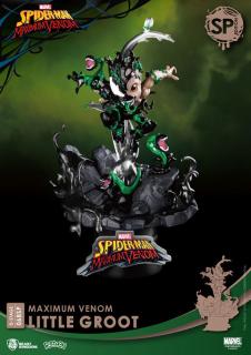 Marvel Comics D-Stage - soška - Maximum Venom Little Groot Special Edition