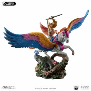 Masters of the Universe BDS Art Scale - soška - She-Ra and Swiftwind Deluxe