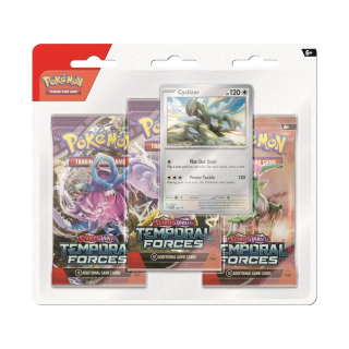 Pokémon TCG: Scarlet & Violet Temporal Forces - 3-Pack Blister - Cyclizar (EN)