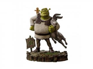 Shrek Deluxe Art Scale - soška - Shrek, Donkey and The Gingerbread Man