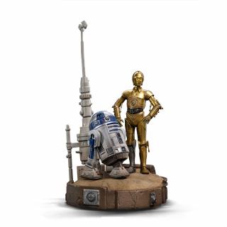 Star Wars Deluxe Art Scale - soška - C-3PO & R2D2