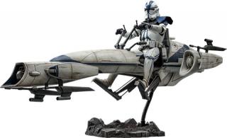 Star Wars The Clone Wars - akční figurka - Commander Appo & BARC Speeder