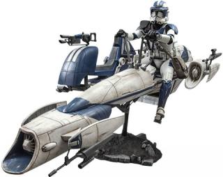 Star Wars The Clone Wars - akční figurka - Heavy Weapons Clone Trooper & BARC Speeder with Sidecar