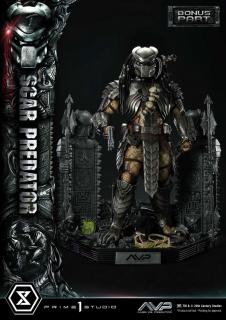The Alien vs. Predator Museum Masterline Series - soška - Scar Predator Deluxe Bonus Version