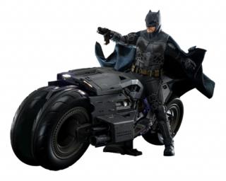 The Flash Movie Masterpiece - akční figurka - Batman & Batcycle Set