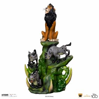 The Lion King Art Scale Deluxe - soška - Scar Deluxe