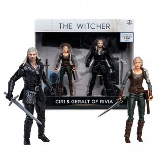 The Witcher - akční figurky - Geralt and Ciri (Netflix Season 3)