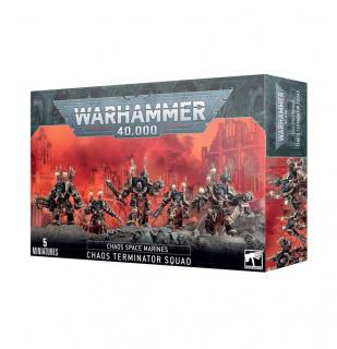 Warhammer 40.000 - mini figurky - Chaos Space Marines: Chaos Terminator Squad