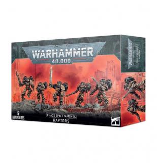 Warhammer 40,000 - mini figurky - Chaos Space Marines: Raptors
