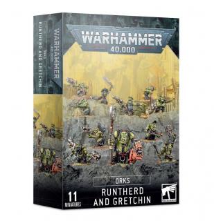Warhammer 40,000 - mini figurky - Orks: Runtherd and Gretchin