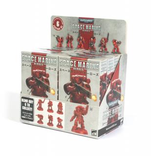 Warhammer 40.000 Space Marine Heroes - mini figurky - Blood Angels Collection 1 Display (8 ks)
