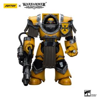 Warhammer: The Horus Heresy - akční figurka - Imperial Fists Legion Cataphractii Terminator Squad Legion Cataphractii with Heavy Flamer