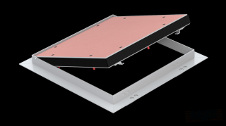 200x200x25 mm protipožární revizní dvířka do SDK GKF US EI45 (RFS 200*200*25 mm GKF US EI45)