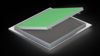 RD 600x600x12,5 mm do SDK pod zapuštěný obklad (dvířka pod zapuštěný obklad 600*600*12,5 GKBi US)