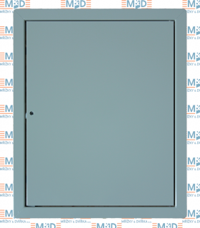 Revizní dvířka 400x500 mm šedý lak (400*500 mm šedá revizní dvířka)