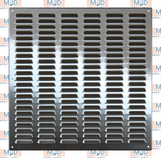 Větrací mřížka 500x500 mm hliníková bílá (500*500 mm hliníková bílá větrací mřížka)