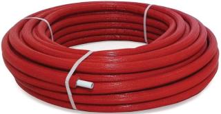 Potrubí SESTA PEX-AL-PEX 16x2 s izolací 6mm, role 50m, červená