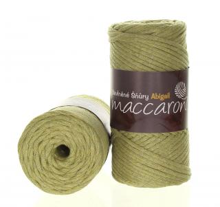 Bavlněné šňůry Abigail 3mm 21-804 světlá khaki