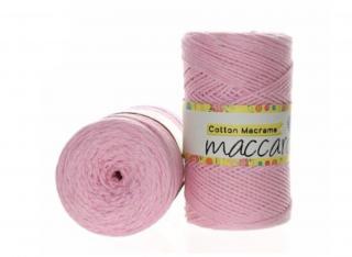 Cotton Macrame 2mm světle růžová 04